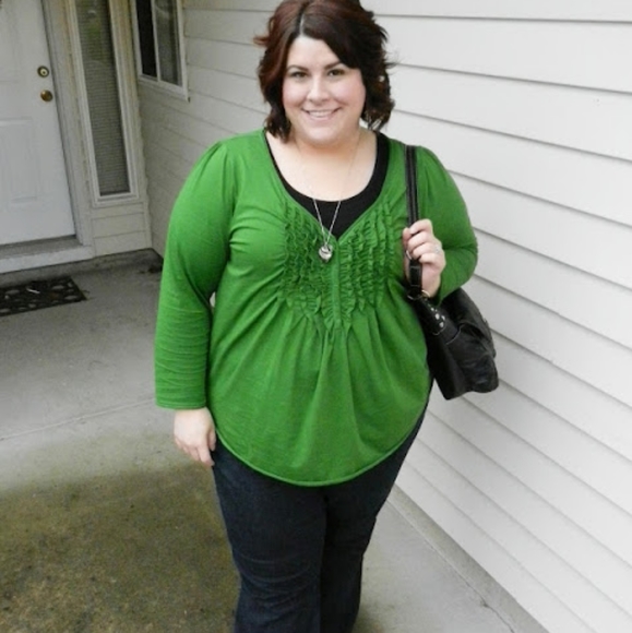 Long Sleeve Henley Tee - 26/28 - Picture 4 of 5